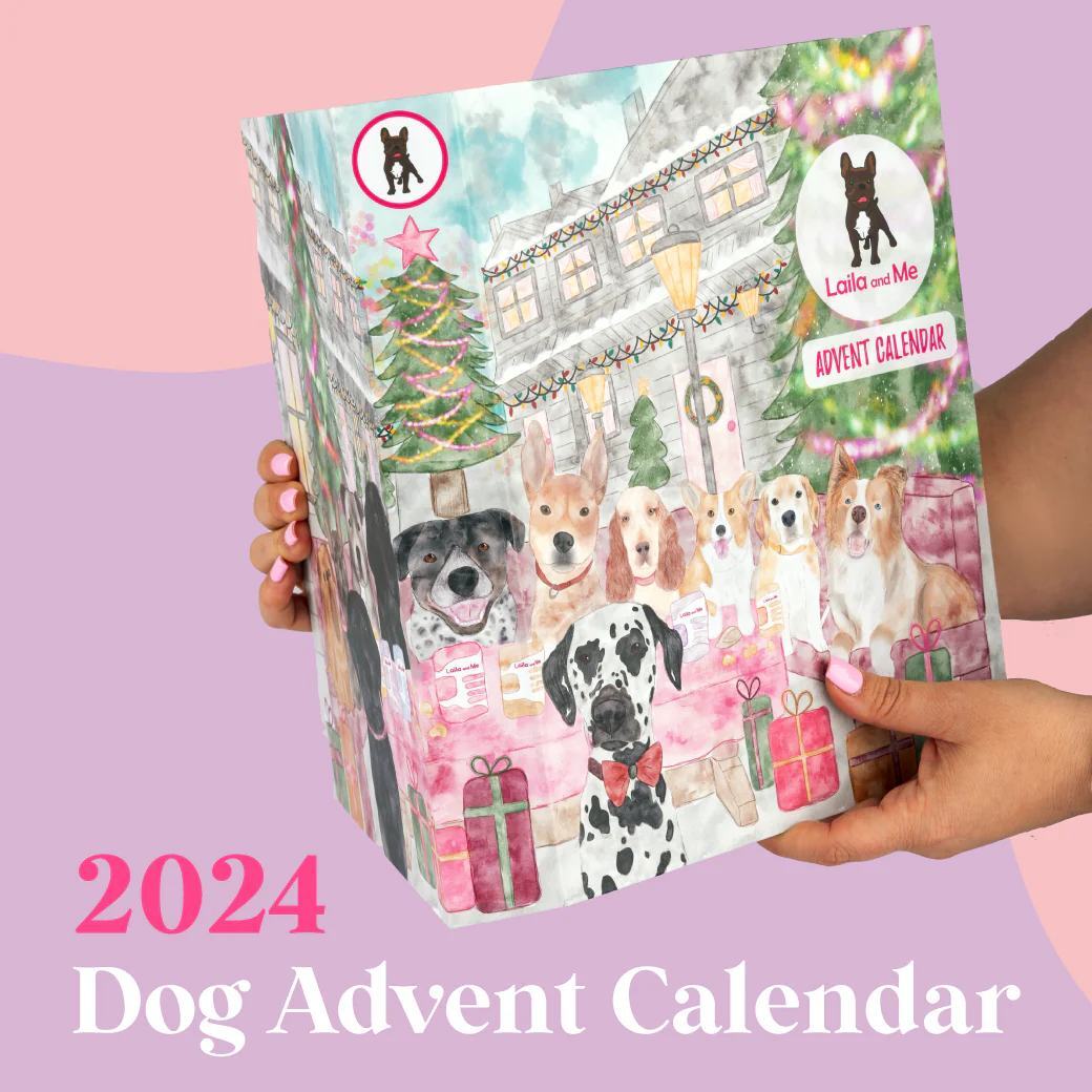 Laila & Me Advent Christmas 2024 Advent Calendar with Treats for Dogs