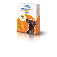 Interceptor Wormer - Very Small Dog Up to 4kg - 6-Pack