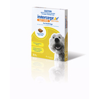 Interceptor Wormer - Small Dogs 4-11kg - 3-Pack