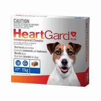 Heartgard 30 Plus Chews for Small Dogs Up to 11kg Blue (6s)