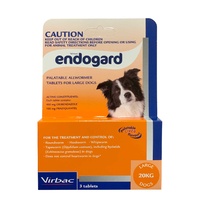 Endogard All Wormer for Large Dogs over 20kg - 3-Pack