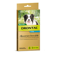 Drontal All-Wormer for Medium Dogs up to 10kg - 5 Chews