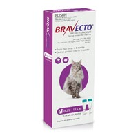 Bravecto Topical Spot-On - 3 month Flea & Tick Protection - For Cats 6.25-12.5kg