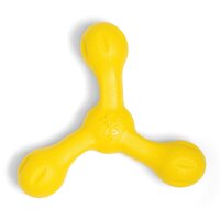 West Paw Skamp Flyer-Inspired Fetch Dog Toy - Dandelion Yellow