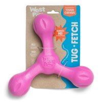 West Paw Skamp Flyer-Inspired Fetch Dog Toy - Hot Pink