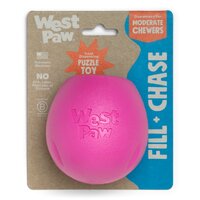 West Paw Rumbl Dog Toy - Small - Hot Pink