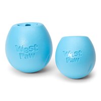 West Paw Rumbl Dog Toy - Large - Aqua Blue