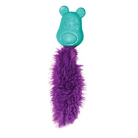 KONG Infused Catnip Bobble Mouse Cat Toy with Super Long Plush Tail