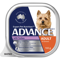 Advance Dog Adult Turkey 100G 12Pack  