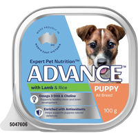 Advance Dog Puppy Lamb With Rice 100G 12Pack  