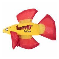 Yeowww! Cat Toys with Pure American Catnip - Mo Betta Fish - Red