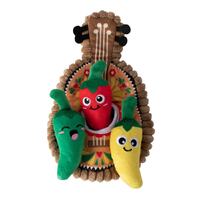 Fringe Studio Fiesta Till You Siesta Guitar & Chili Hide & Seek Burrow Dog Toy