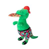 Fringe Studio Pizzasaurus Rex Dinosaur Plush Dog Toy - Extra Large