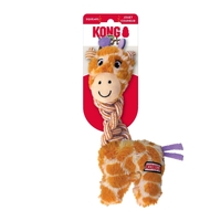 KONG Knots Twists Plush Tug Dog Toy - Sml/Med - Assorted Designs