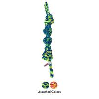 KONG Rope Bunji Tug Dog Toy in Assorted Colours Bulk Large