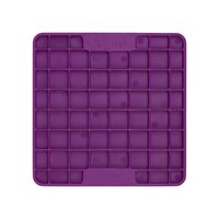 Lickimat Mini Playdate Slow Food Bowl Anti-Anxiety Mat for Dogs - Purple