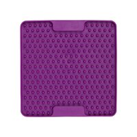 Lickimat Mini Soother Slow Food Bowl Anti-Anxiety Mat for Dogs - Purple