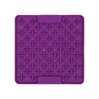 Lickimat Mini Buddy Slow Food Bowl Anti-Anxiety Mat for Dogs - Purple