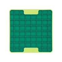 Lickimat Mini Tuff Playdate Slow Food Bowl Anti-Anxiety Mat for Dogs -  Green