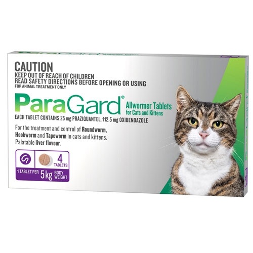 ParaGard All Wormer Tablet for Cats