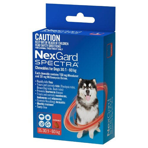 Nexgard Spectra for Dogs 30.1-60KG - 6-Pack