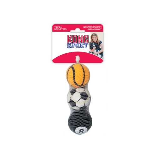 KONG Sport Balls Assorted 3-Pack Medium 