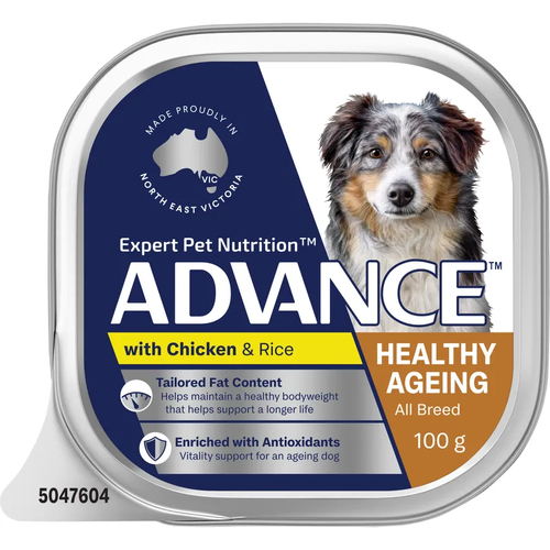 Advance Dog Adult Healthy Chicken Rice 100G 12Pack 