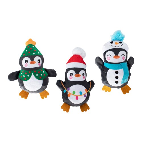 Fringe Studio Have An Ice Christmas! Plush 3-Piece Small Dog Christmas Toy Set 