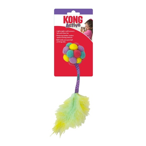 KONG Cat Active Bubble Ball Teaser - Assorted colours