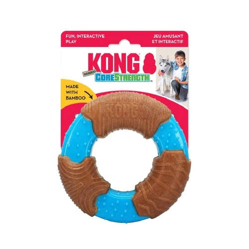 KONG CoreStrength Bamboo Ring Dog Chew Toy - Large