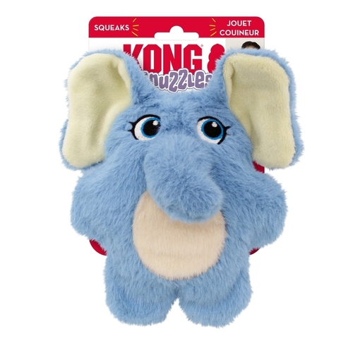 KONG Snuzzles Plush Squeaker Dog Toy - Elephant