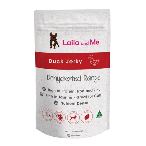 Laila & Me Duck Jerky Australian Dog Treats 90g