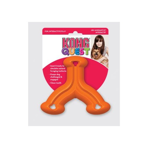 KONG Quest Wishbone Large Dog Toy