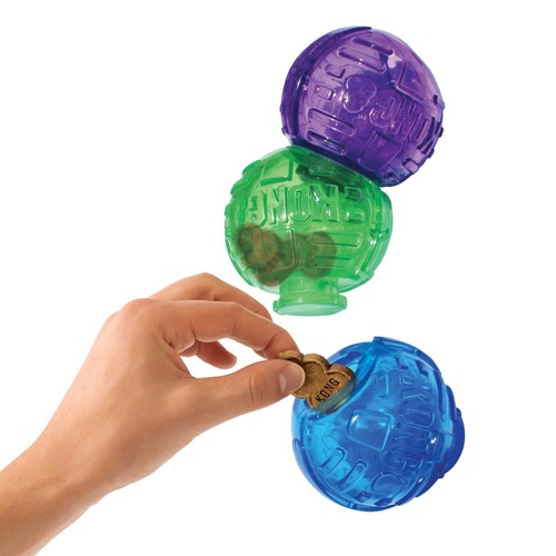 KONG Lock-It Treat Dispensing Dog Toy - 3-Piece Medium