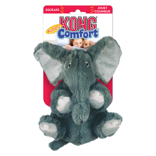 Kong Comfort Kiddos Security Elephant Dog Toy - Large