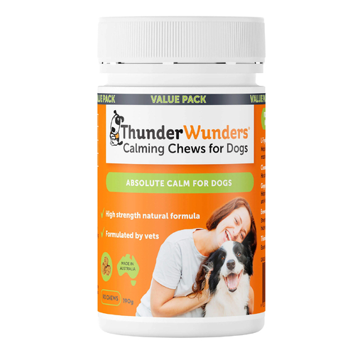 Thunderwunders Calming Chews for Stressed and Anxious Dogs 125g