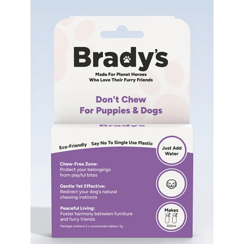 Bradys Dont Chew For Puppies & Dogs Tablets - Makes 500Ml 