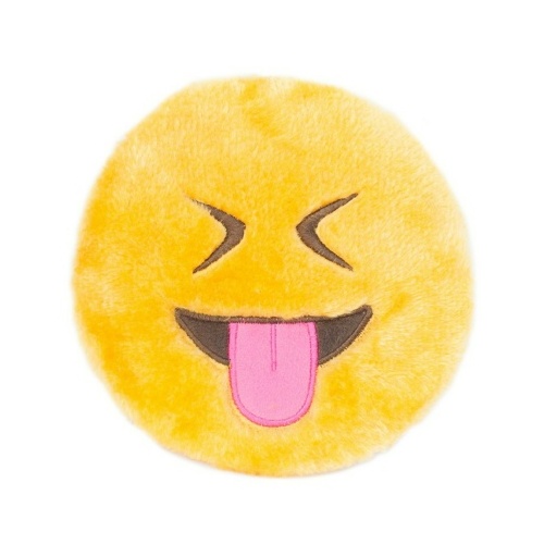 Zippy Paws Squeakie Emojiz Dog Toy - Tongue Out